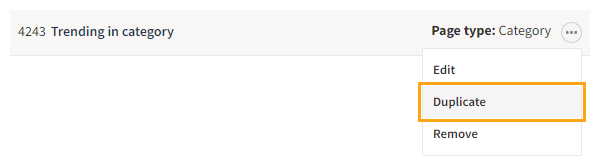Duplicating a recommendation strategy