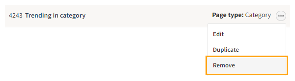 Removing a recommendation strategy